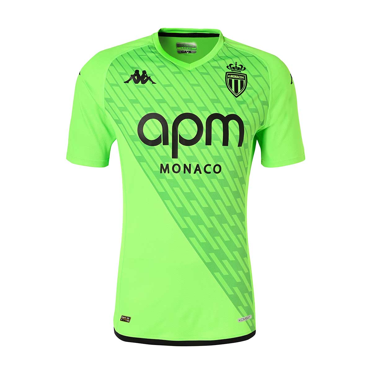 Maillot Kombat Pro Gardien AS Monaco 23 24 Vert Homme Kappa France