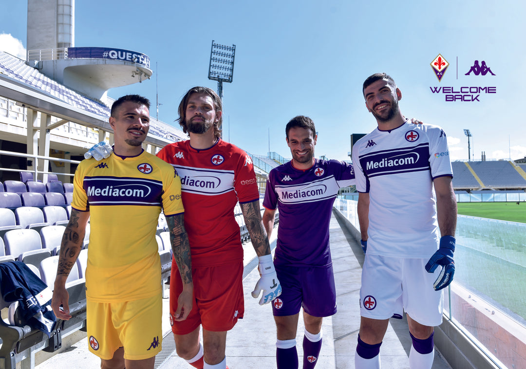 KAPPA ET LA FIORENTINA RÉVÈLENT 4 KITS POUR LA SAISON 2021-2022