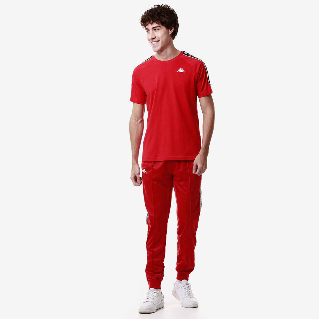 Jogging 222 Banda Rastoria Slim Rouge Homme