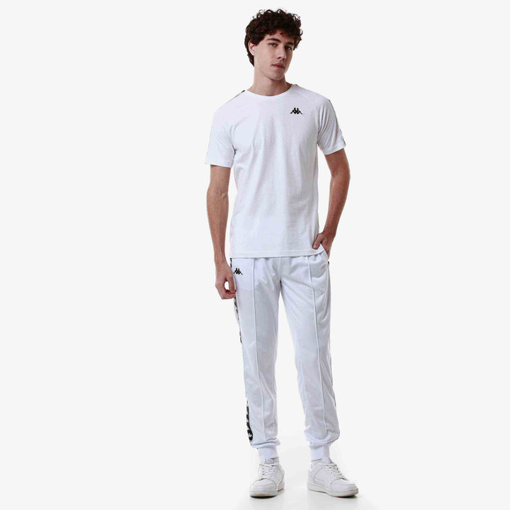 T-Shirt 222 Banda Coen Slim Blanc Homme