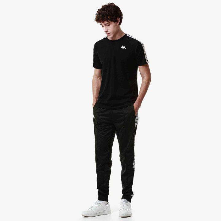 T-shirt 222 Banda Coen Slim Noir Homme