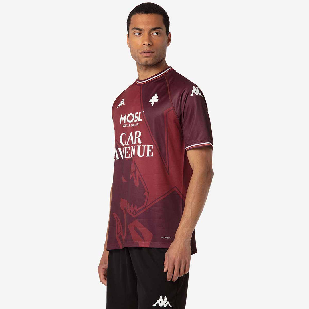 Maillot Kombat Home FC Metz 24/25 Grenat Homme