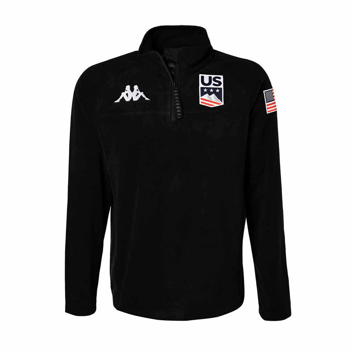 Sweatshirt 6Cento 687B US Ski Team Noir Unisexe