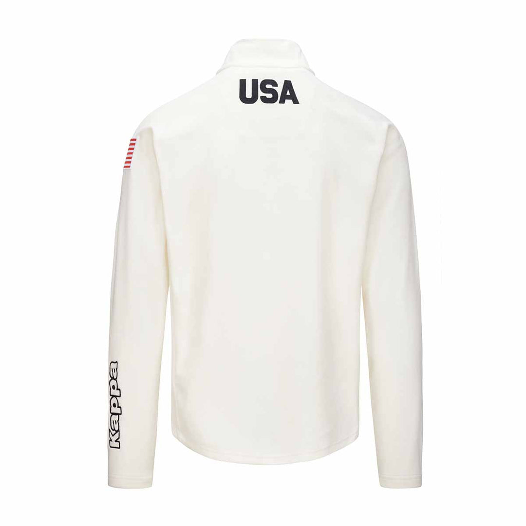 Sweatshirt 6Cento 687B US Ski Team Blanc Unisexe