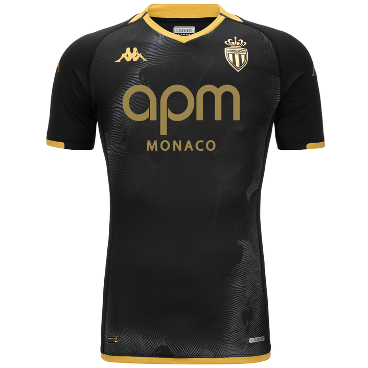 Maillot Kombat Pro Away AS Monaco 23/24 Noir Homme