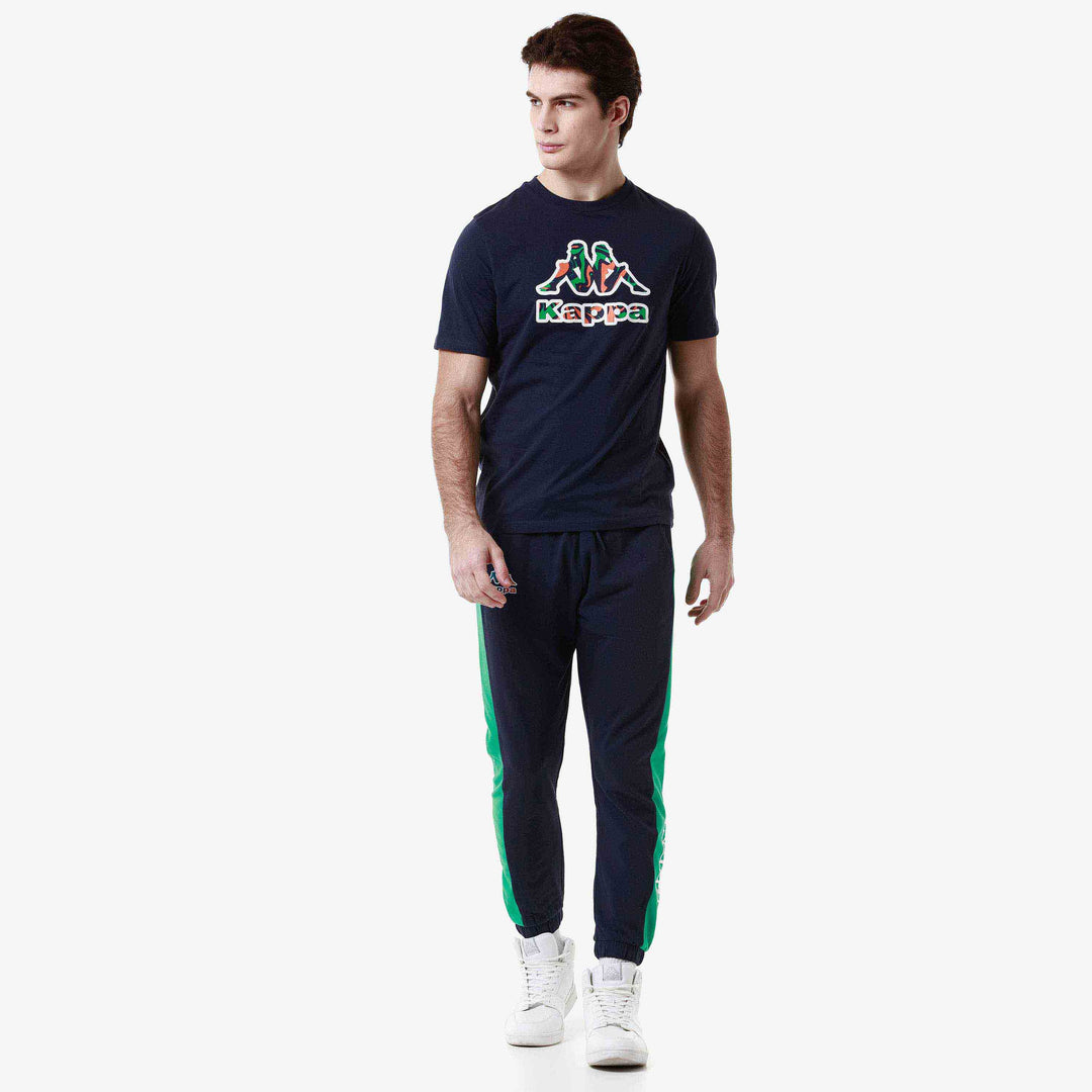 Jogging Logo Folio Bleu Homme