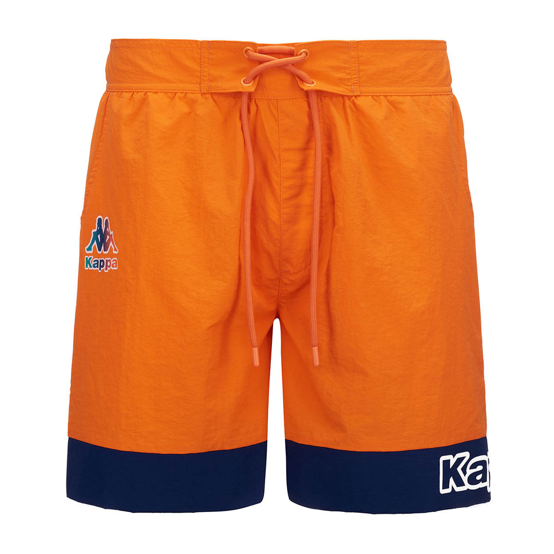 Short de bain Logo Fuxom Orange Homme