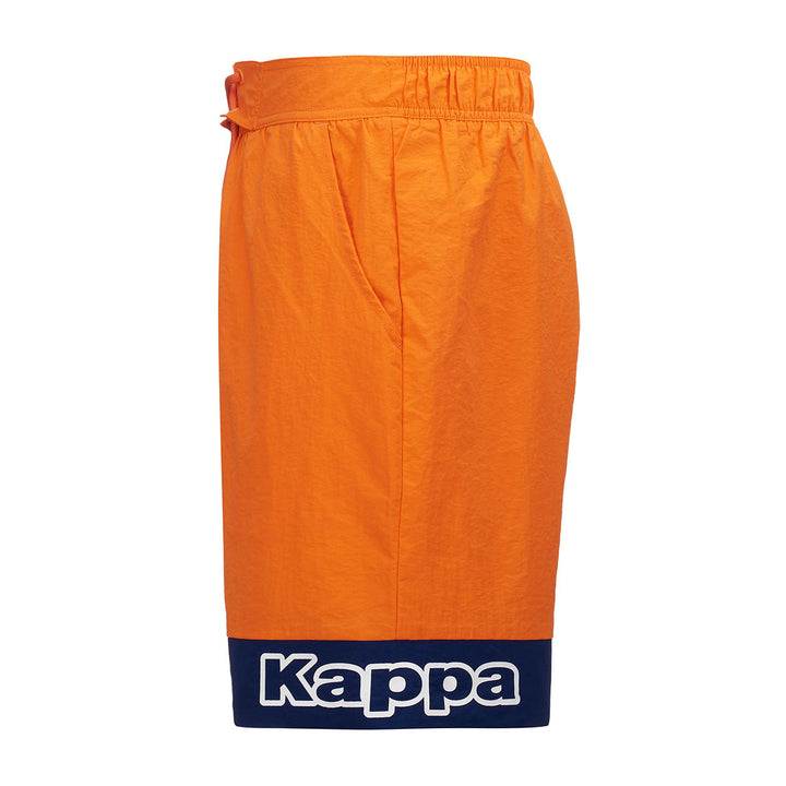 Short de bain Logo Fuxom Orange Homme