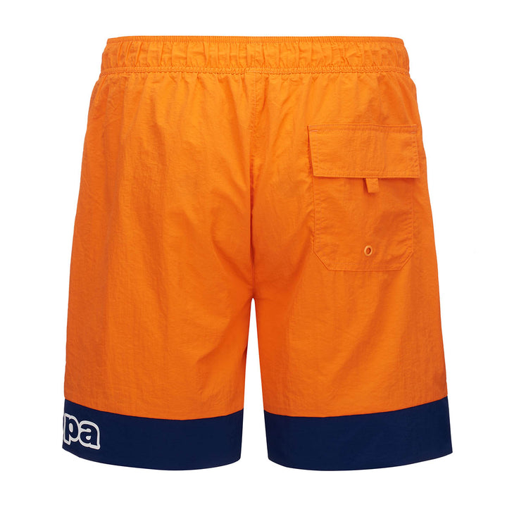 Short de bain Logo Fuxom Orange Homme