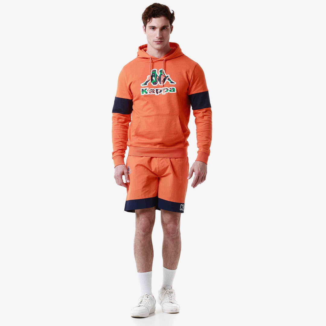 Short de bain Logo Fuxom Orange Homme