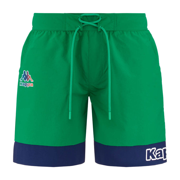 Short de bain Logo Fuxom Vert Homme