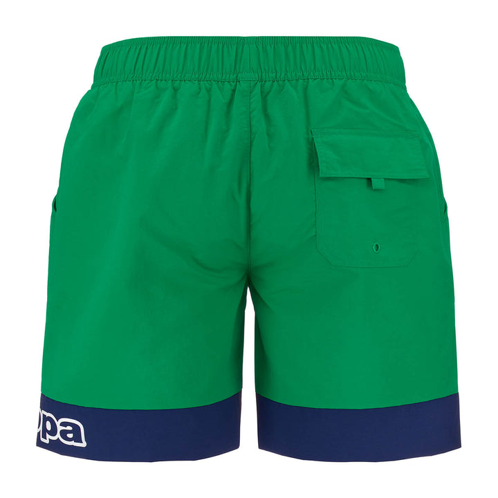 Short de bain Logo Fuxom Vert Homme