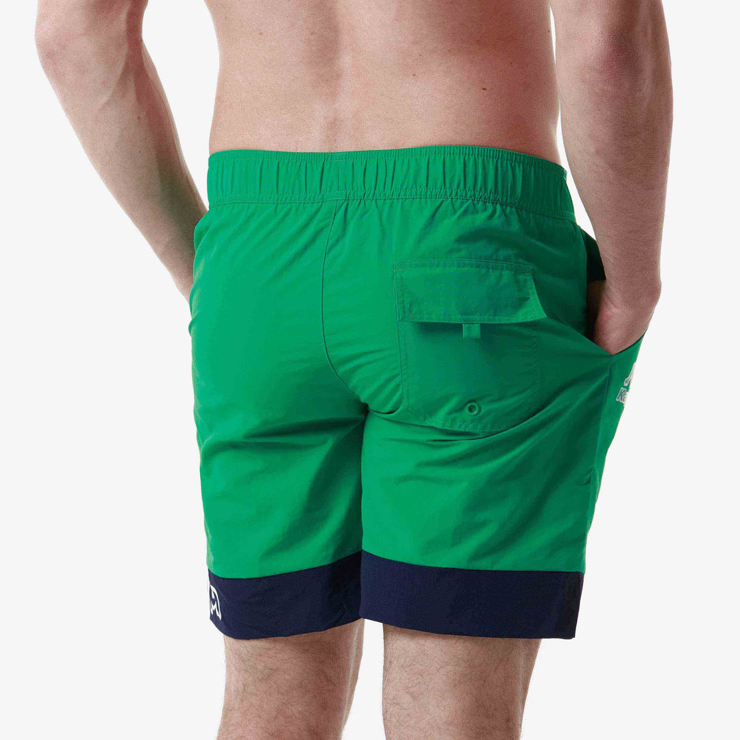 Short de bain Logo Fuxom Vert Homme