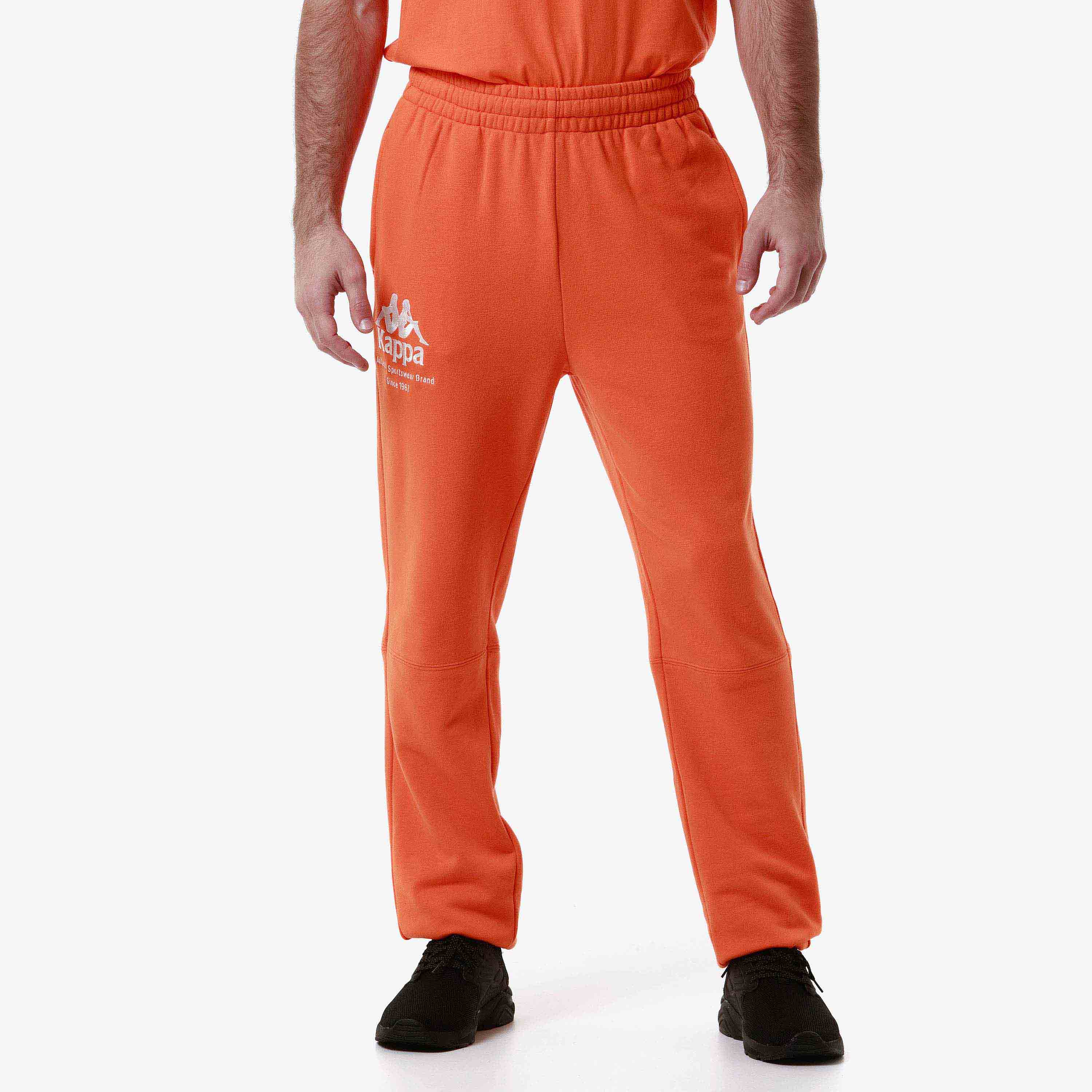 Jogging orange fashion homme