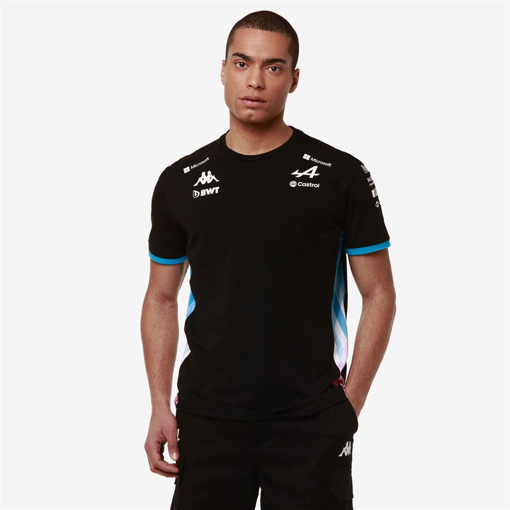 T-Shirt Adiry BWT Alpine F1 Team 2024 Noir Homme