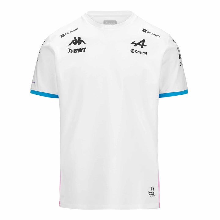 T-Shirt Adiry BWT Alpine F1 Team 2024 Blanc Homme