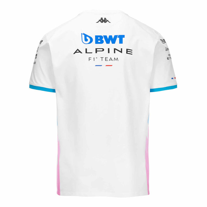 T-Shirt Adiry BWT Alpine F1 Team 2024 Blanc Enfant