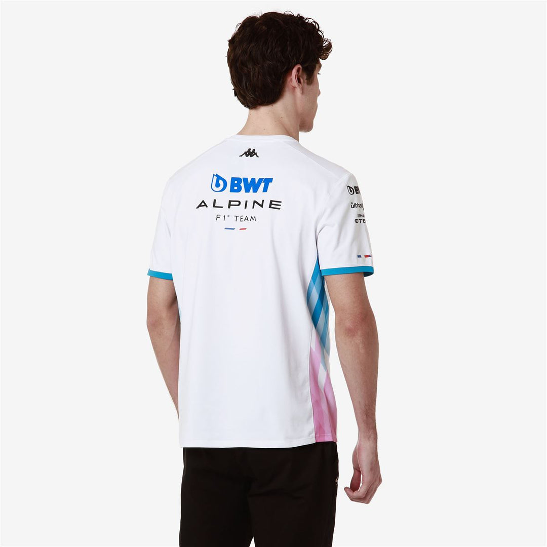 T-Shirt Adiry BWT Alpine F1 Team 2024 Blanc Homme