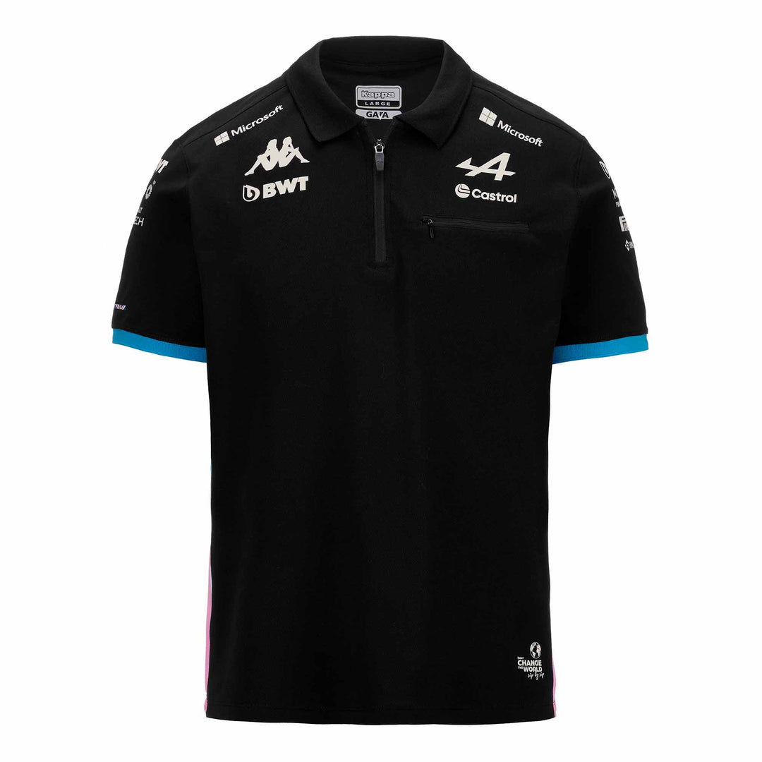 Polo Adram BWT Alpine F1 Team 2024 Noir Homme