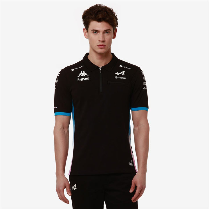 Polo Adram BWT Alpine F1 Team 2024 Noir Homme