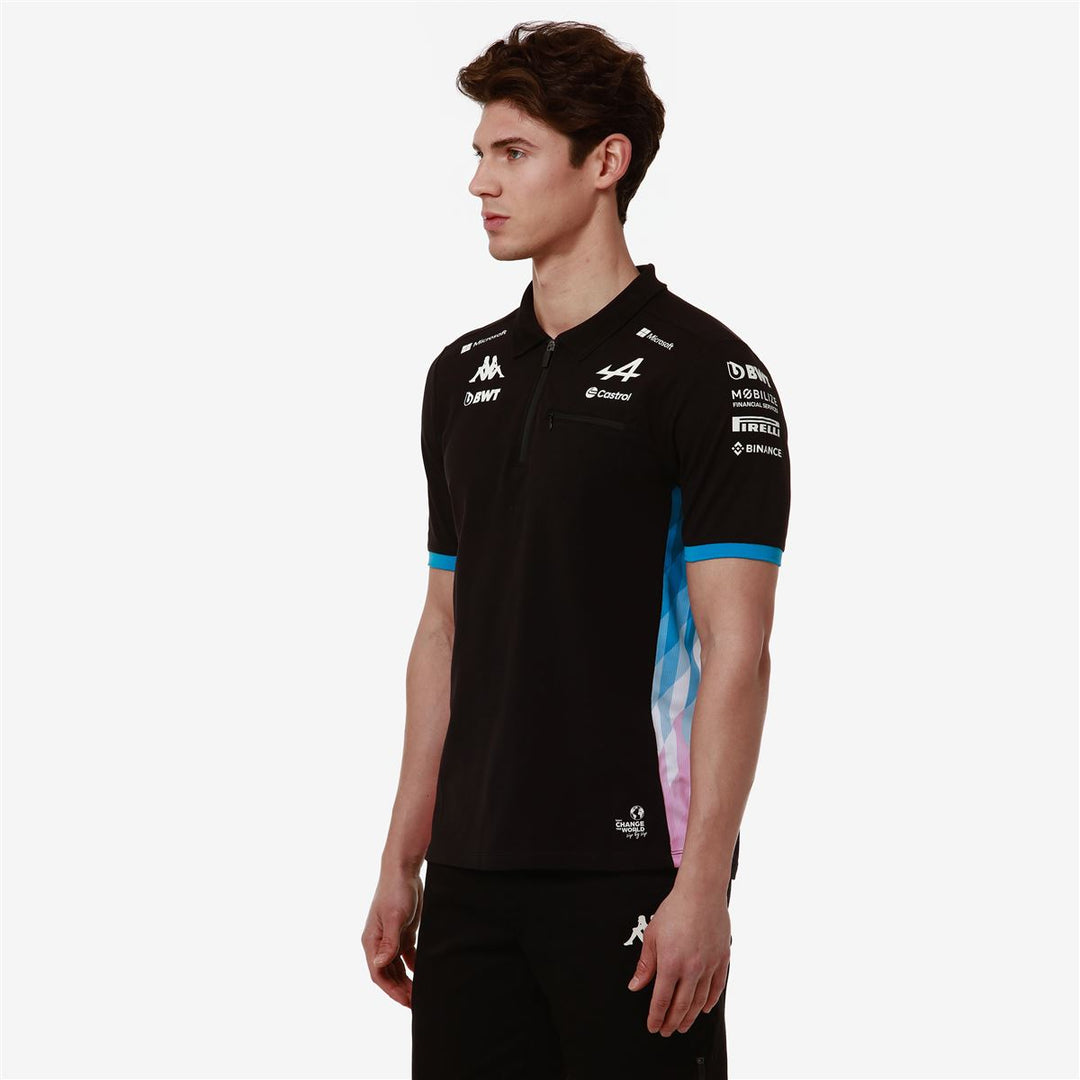 Polo Adram BWT Alpine F1 Team 2024 Noir Homme