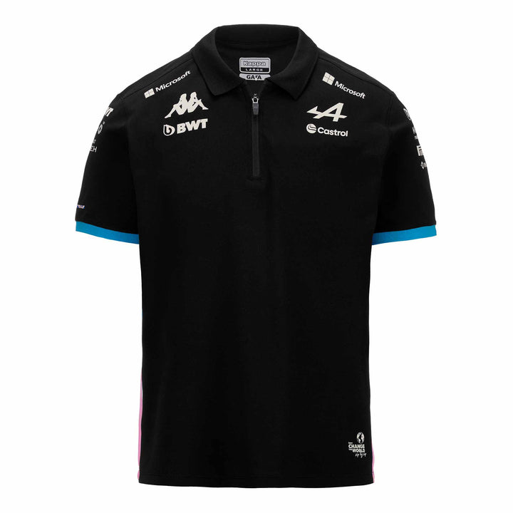 Polo Adrem BWT Alpine F1 Team 2024 Noir Enfant