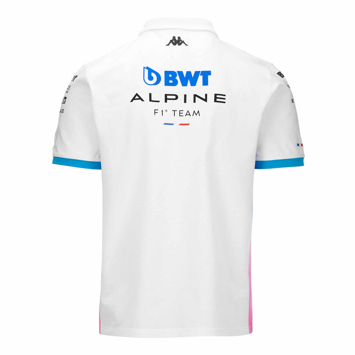 Polo Adrem BWT Alpine F1 Team 2024 Blanc Homme