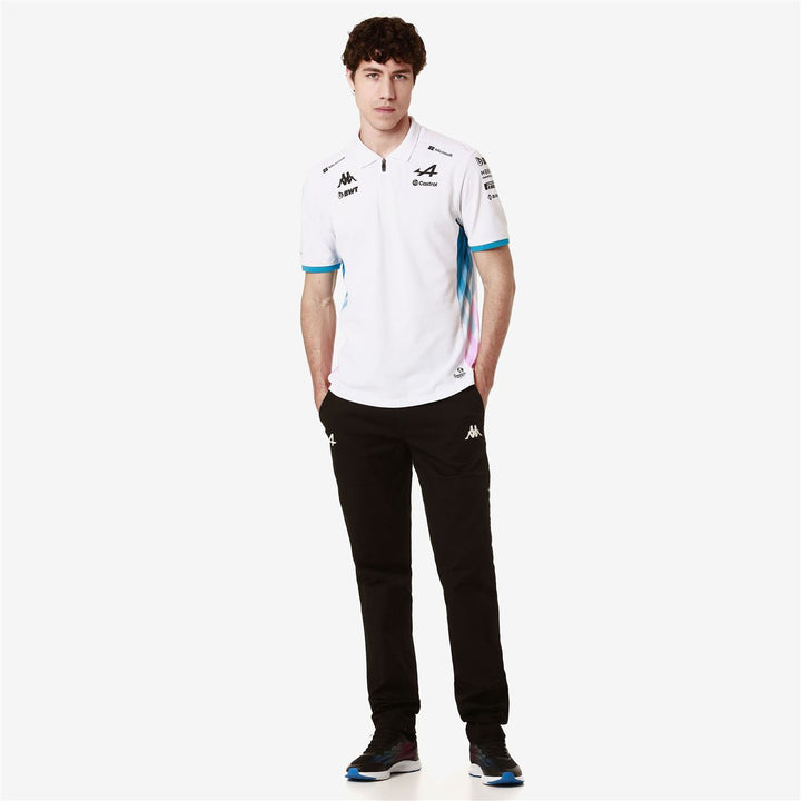 Polo Adrem BWT Alpine F1 Team 2024 Blanc Homme