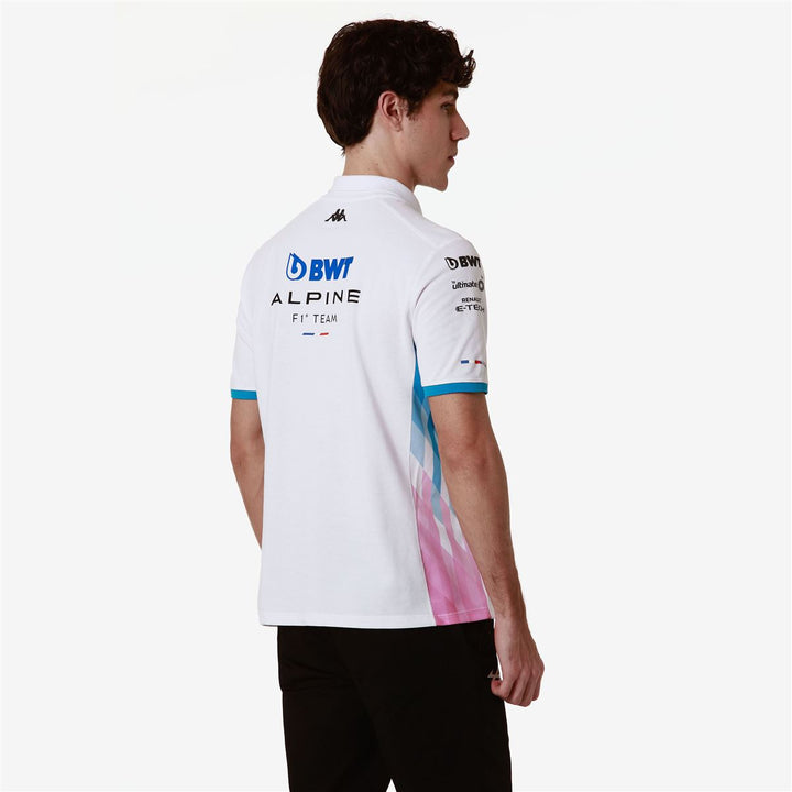 Polo Adrem BWT Alpine F1 Team 2024 Blanc Homme