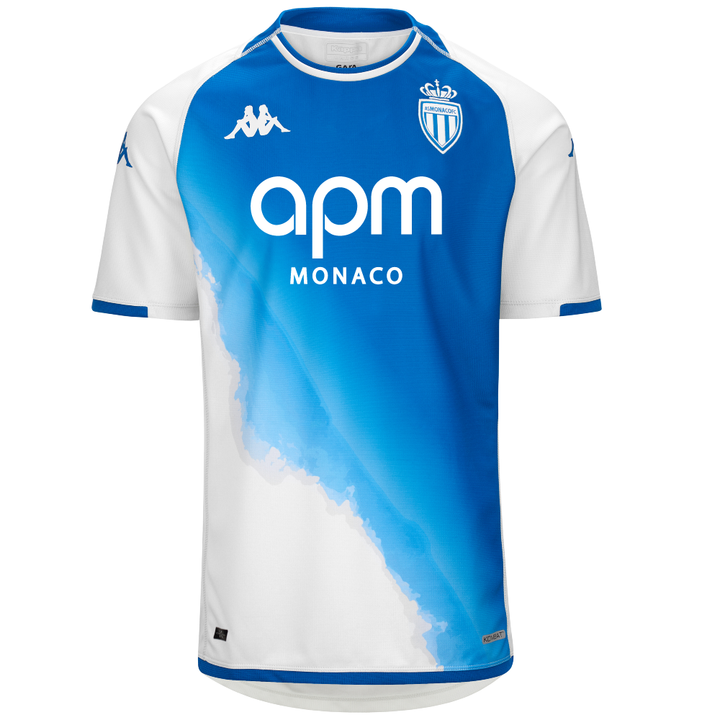 Maillot Kombat Third AS Monaco 23/24 Blanc Enfant