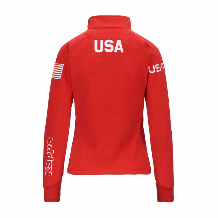 Veste 6Cento 688 US Ski Team Rouge Femme