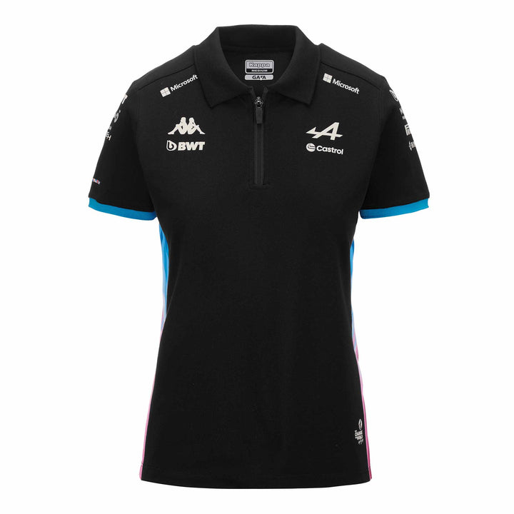 Polo Adrew BWT Alpine F1 Team 2024 Noir Femme