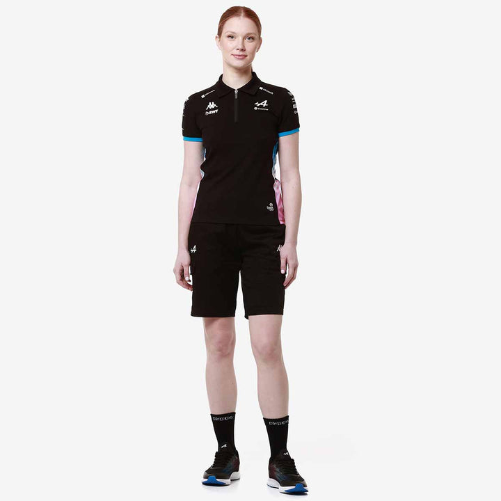 Polo Adrew BWT Alpine F1 Team 2024 Noir Femme