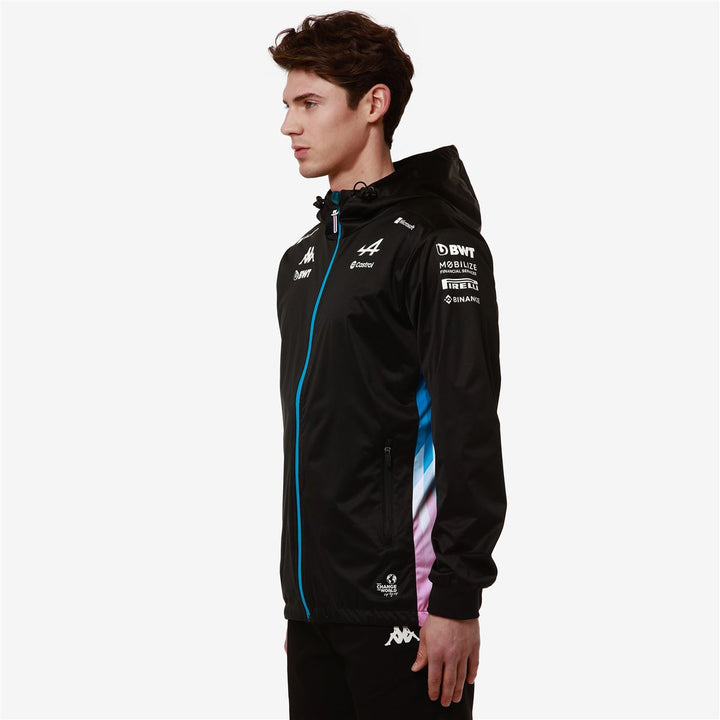 Veste À Capuche Adrafi BWT Alpine F1 Team 2024 Noir Homme