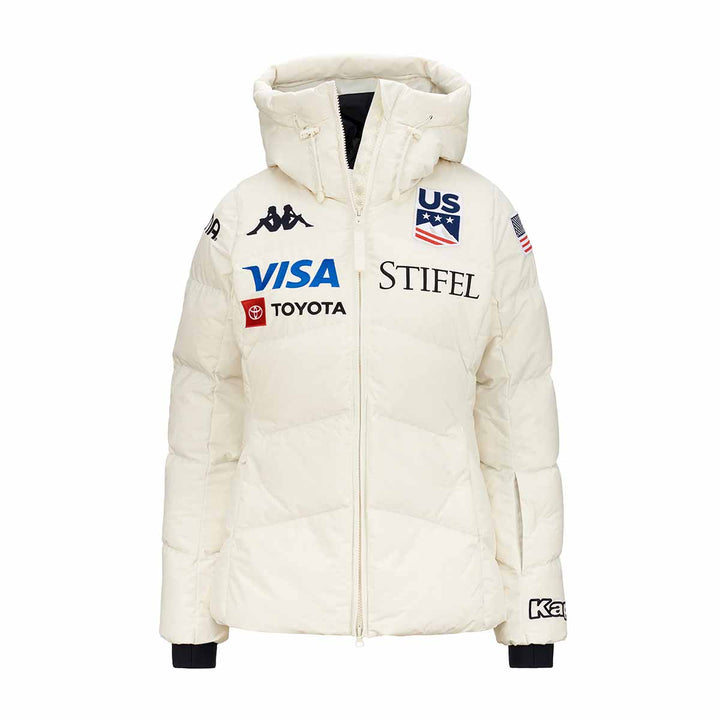 Manteau 6Cento 668 US Ski Team Blanc Femme