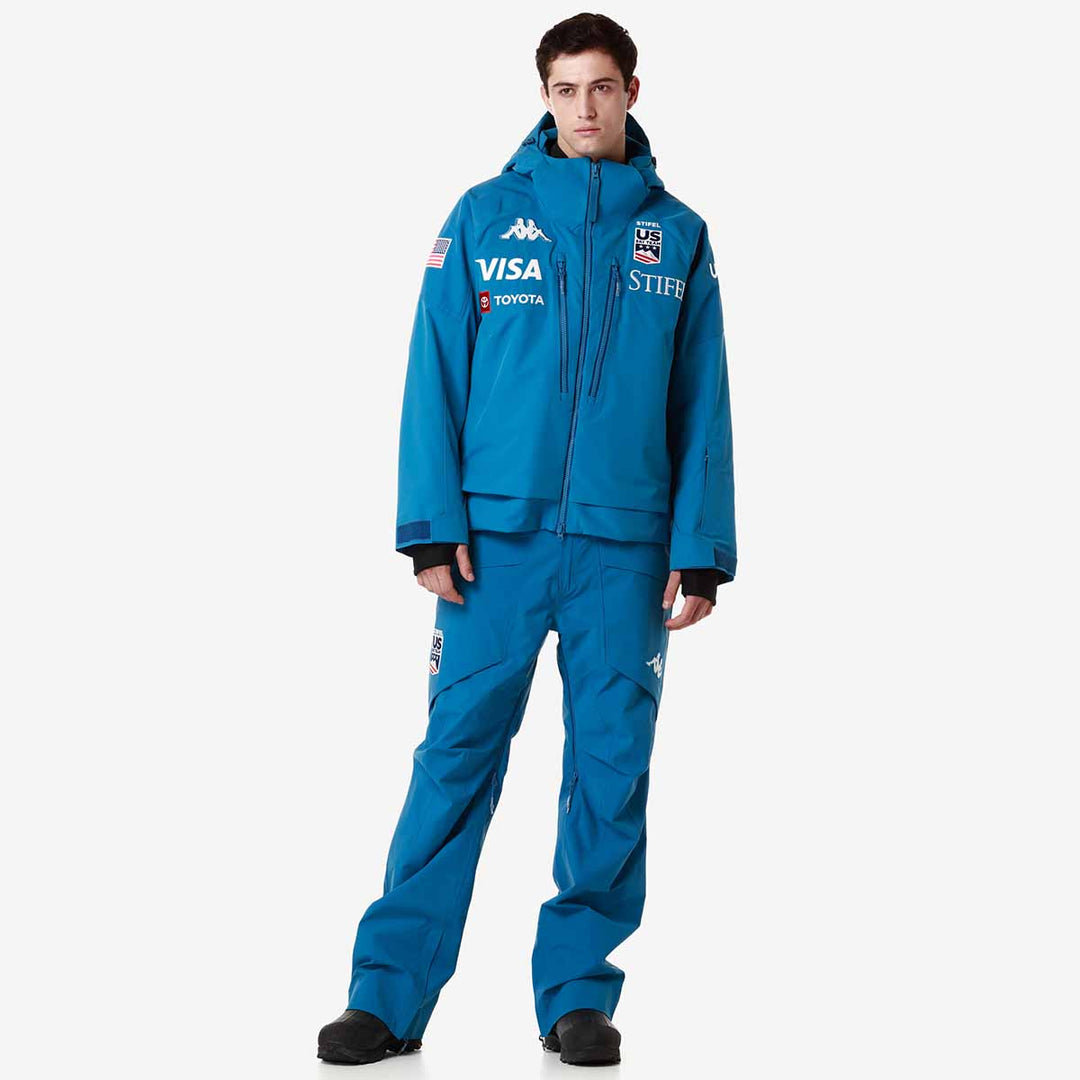 Manteau 6Cento 602C US Ski Team Bleu Homme