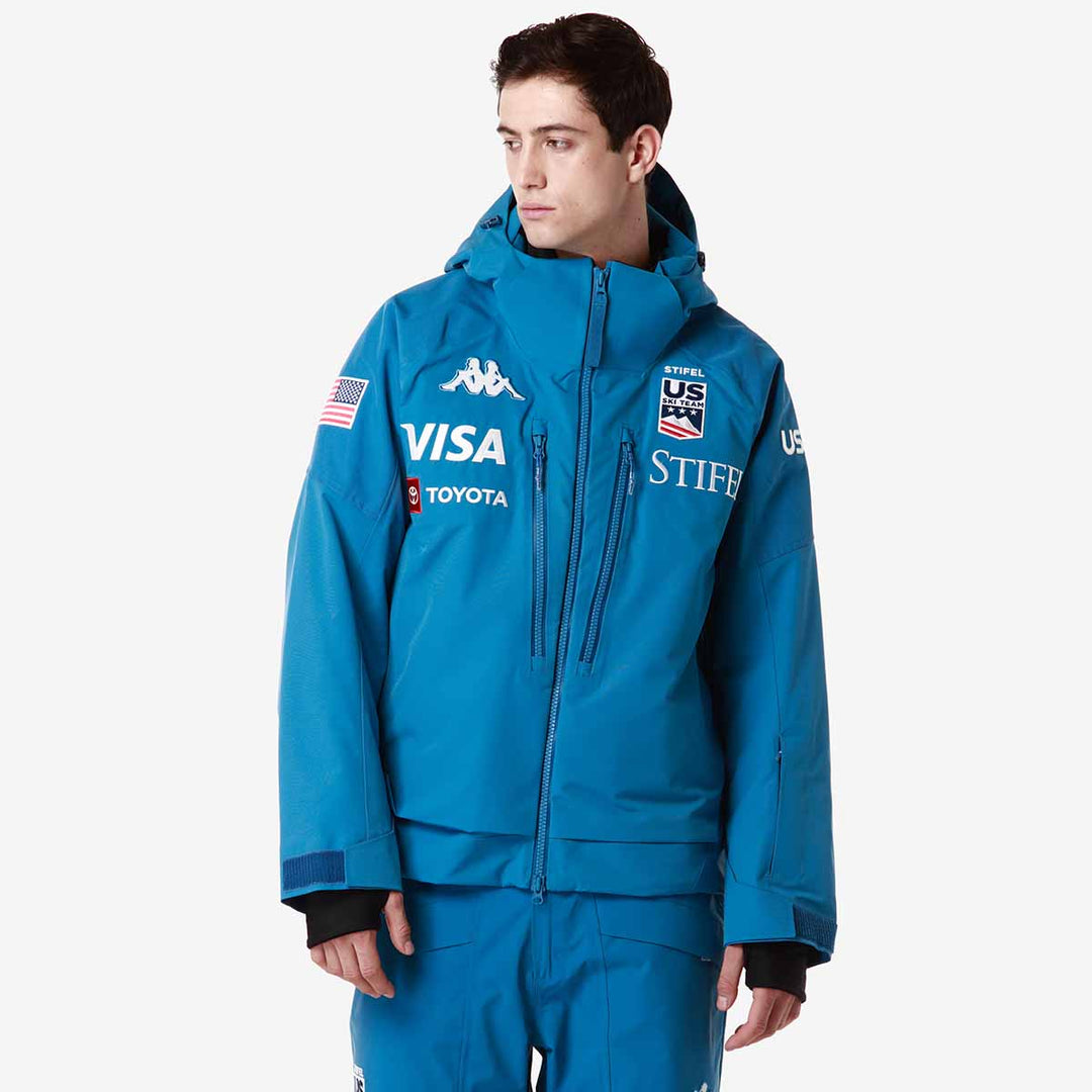 Manteau 6Cento 602C US Ski Team Bleu Homme