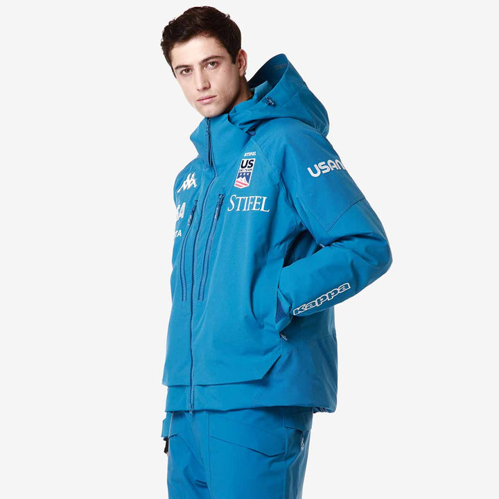 Manteau 6Cento 602C US Ski Team Bleu Homme