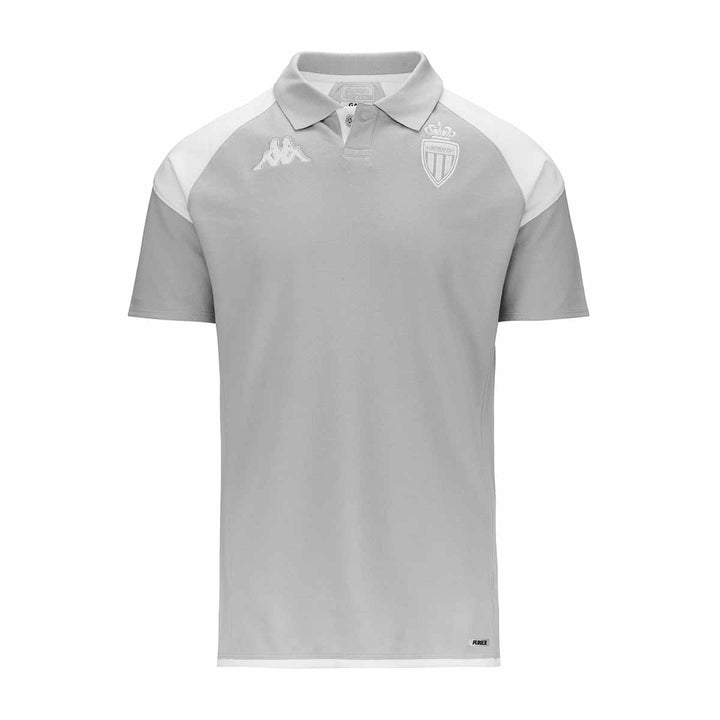 Polo Angat 7 AS Monaco 23/24 Gris Homme