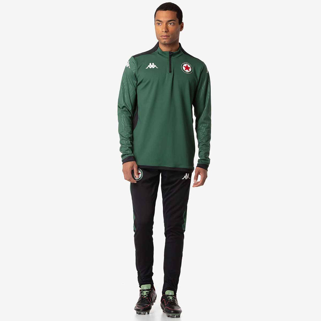 Sweatshirt Ablas Pro 8 Red Star 24/25 Vert Homme