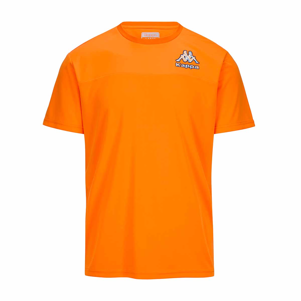 T Shirt Logo Fabio Orange Homme