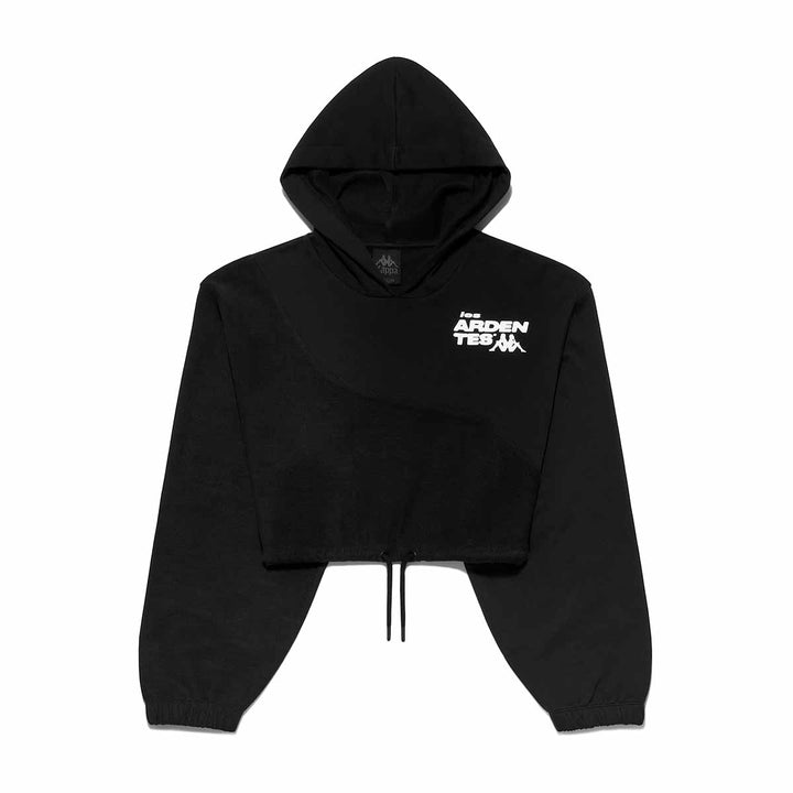 Hoodie Loscos Les Ardentes x Kappa Noir Femme