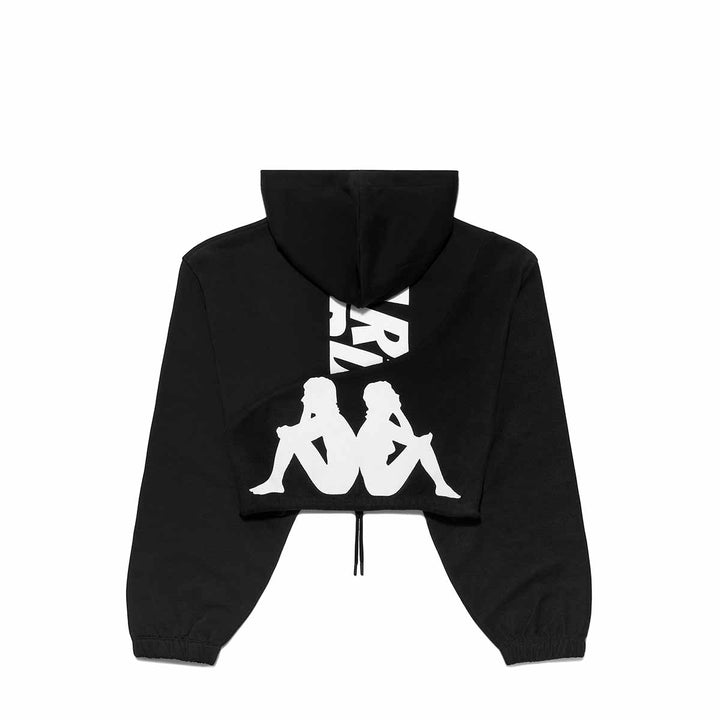 Hoodie Loscos Les Ardentes x Kappa Noir Femme