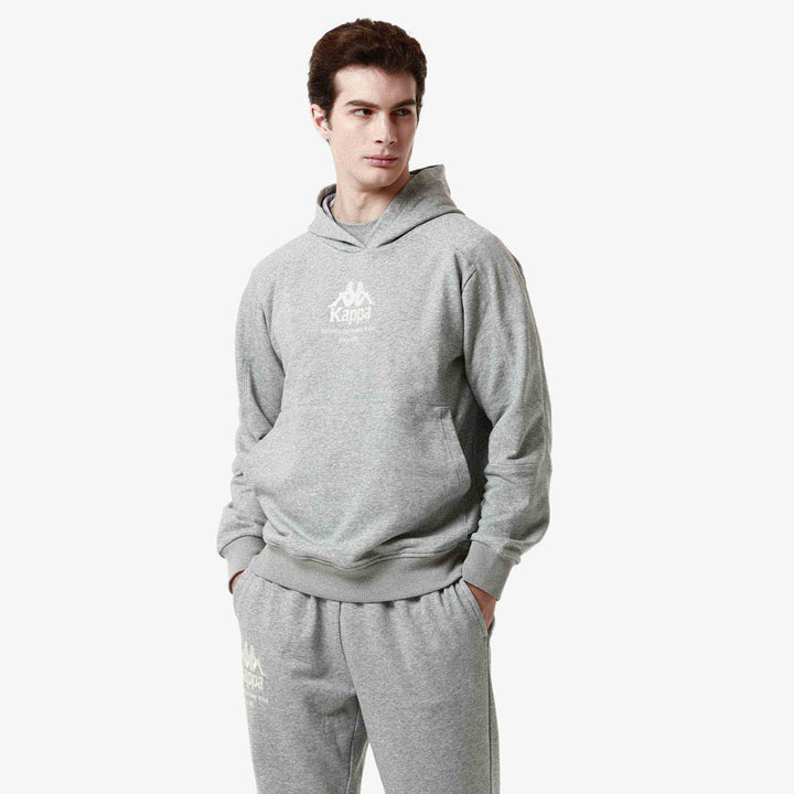 Hoodie Authentic Giano Gris Homme