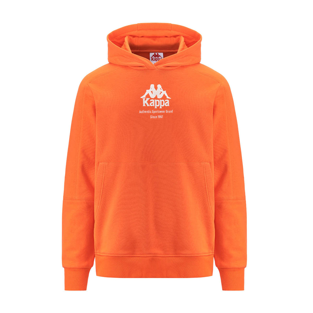 Hoodie Authentic Giano Orange Homme