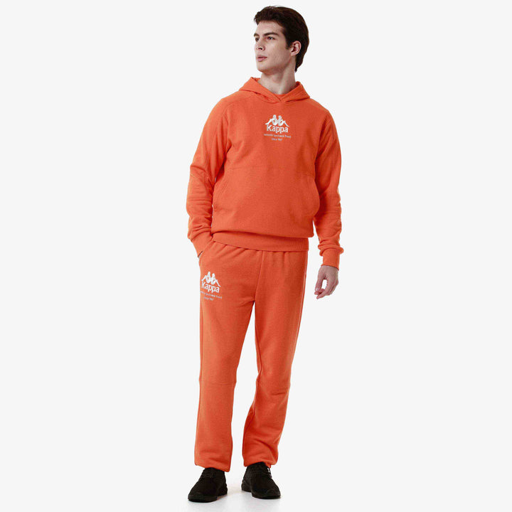 Hoodie Authentic Giano Orange Homme