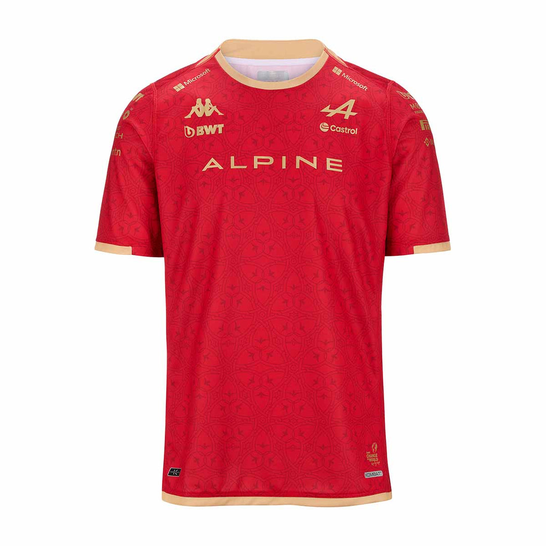 Maillot Kombat Chine BWT Alpine F1 Team 2024 Rouge Enfant