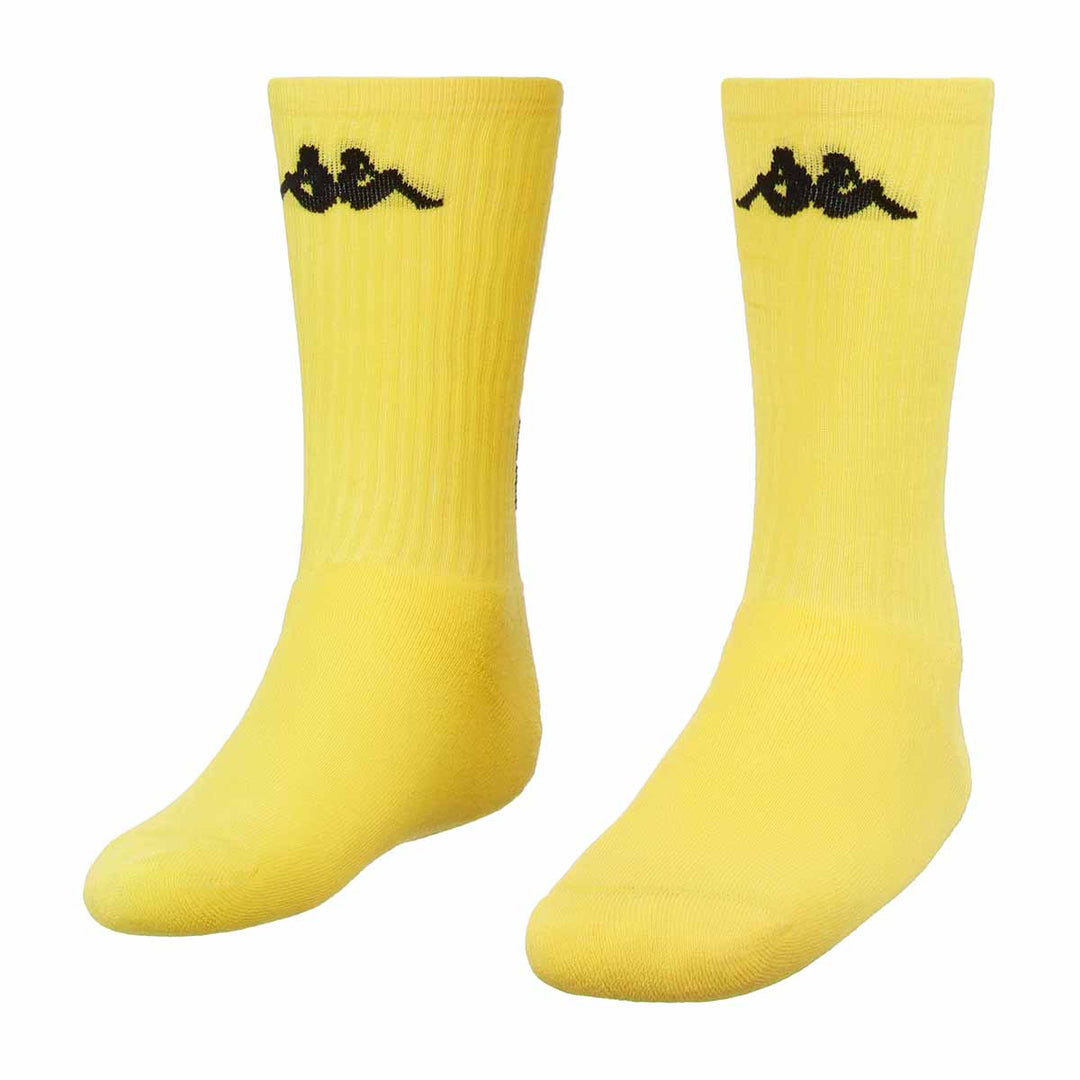 Chaussettes Lapsus Les Ardentes x Kappa Jaune