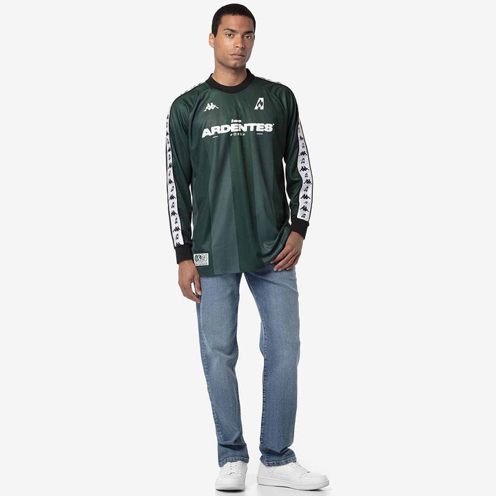 Maillot Lien Les Ardentes x Kappa Vert Homme