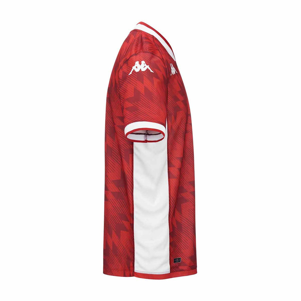 Kappa Maillot Kombat Away Bari 23/24 Rouge côté droit